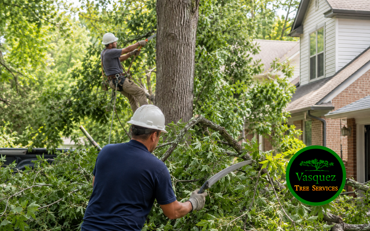 Backyard tree trimming for safer outdoor spaces